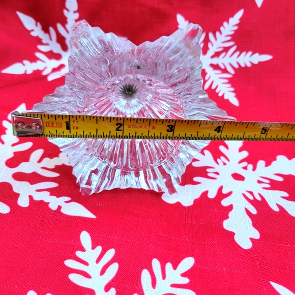 Avon Gallery Originals Crystal Christmas Tree Glass with Silverstone Star 6"Tall - Picture 4 of 5